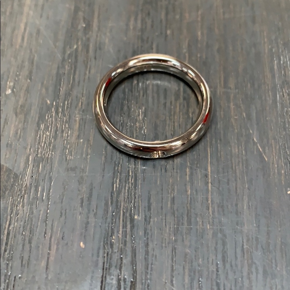 Qudo silver basic ring size 7.5